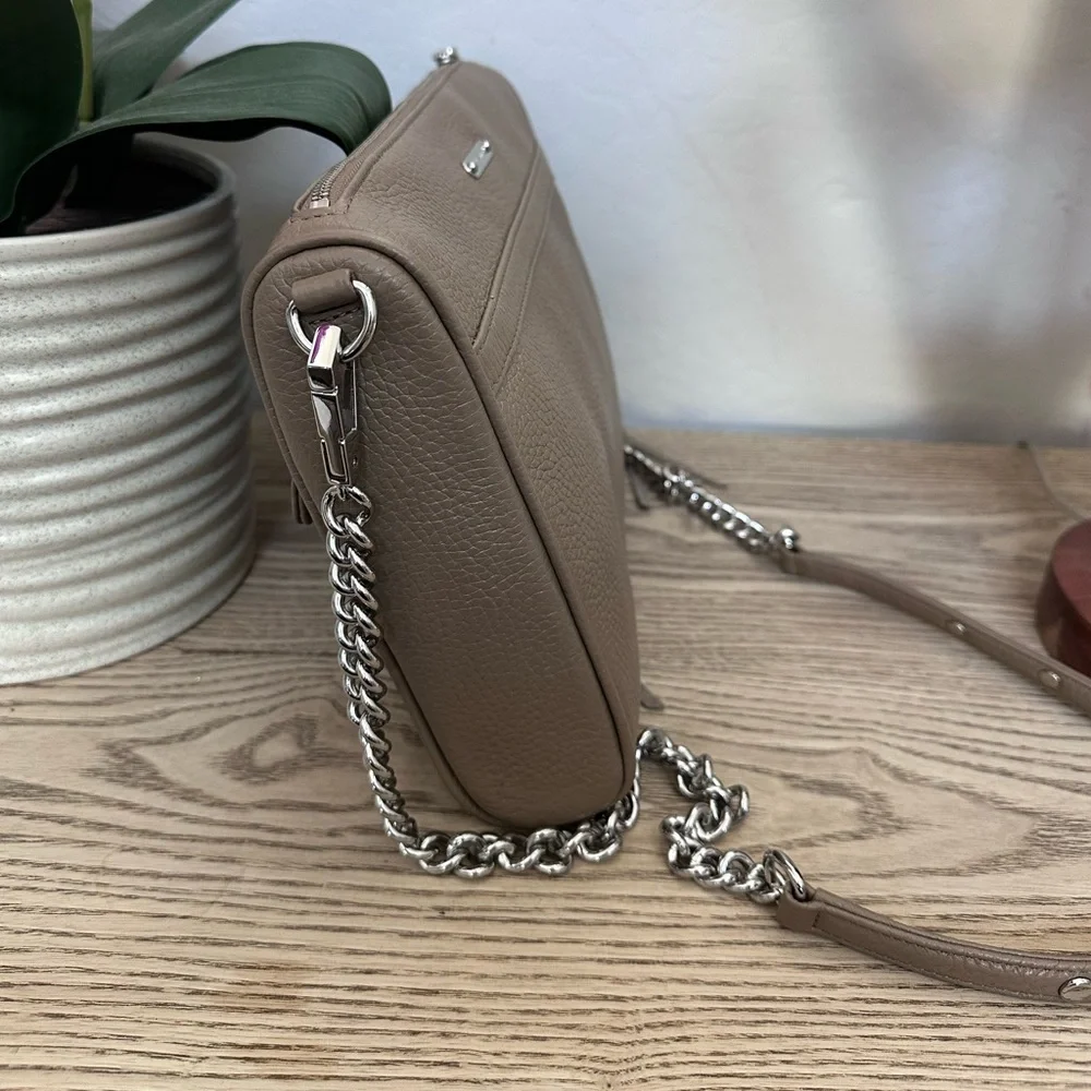 REBECCA MINKOFF Leather Crossbody Bag in Sandrift - Picture 11 of 11